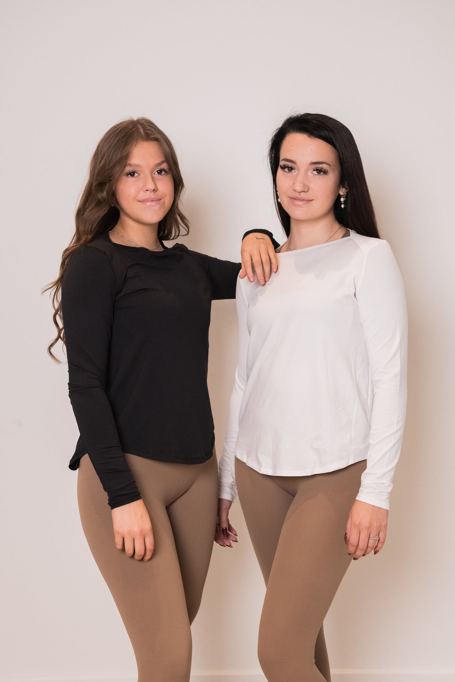 T-shirt open back NOIR