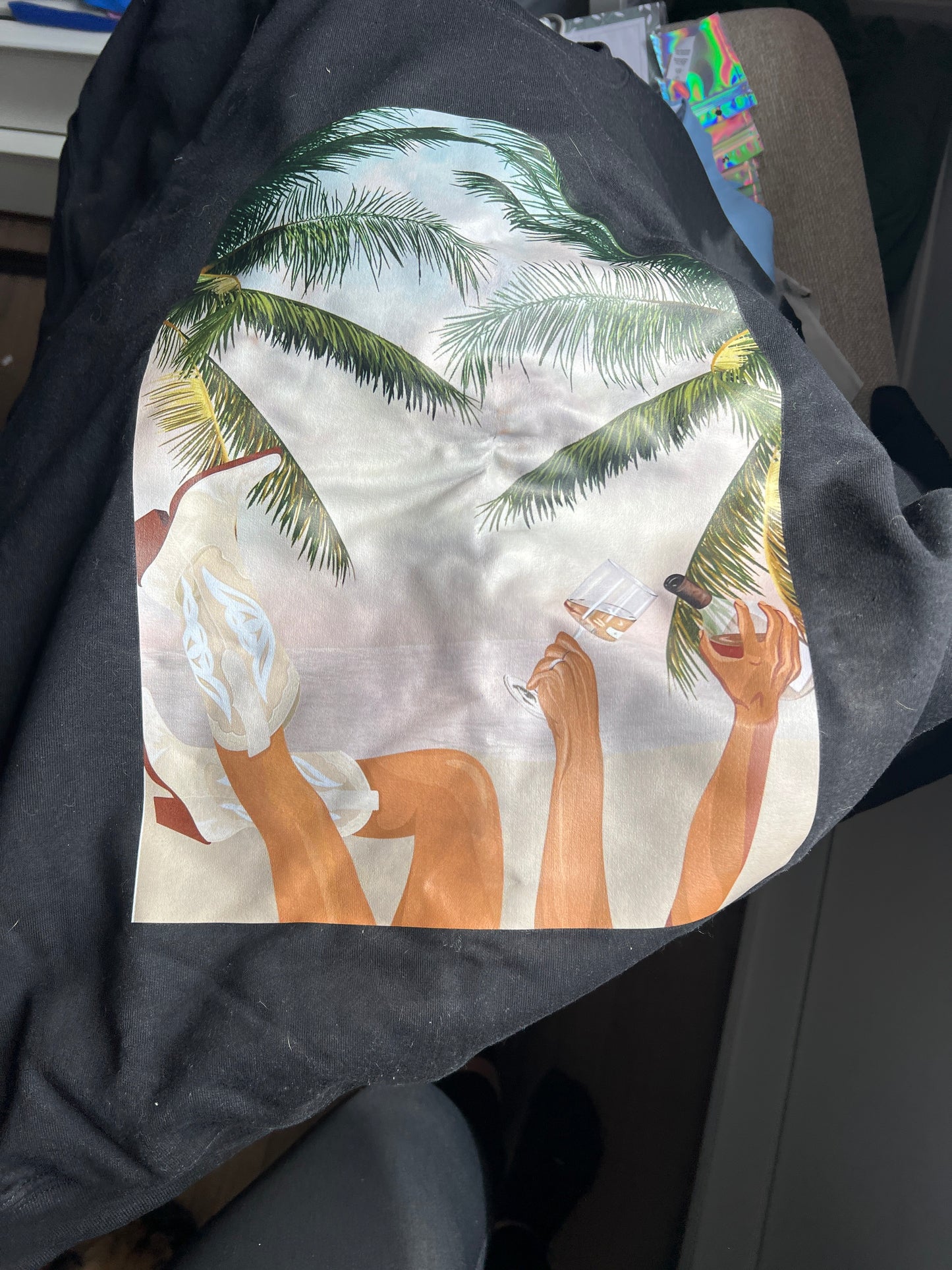 Crewneck COUNTRY GIRL noir