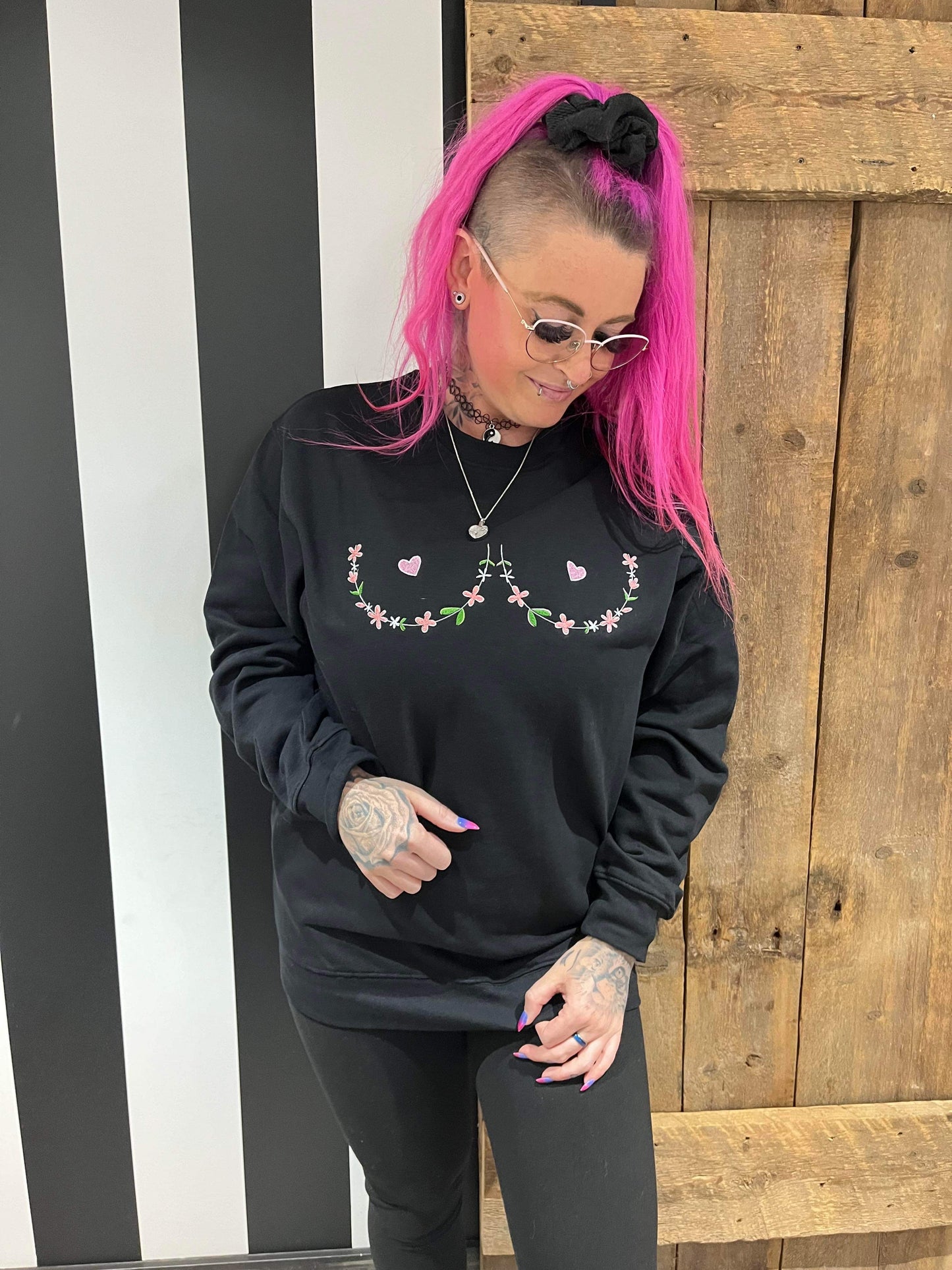 Crewneck cancer du seins