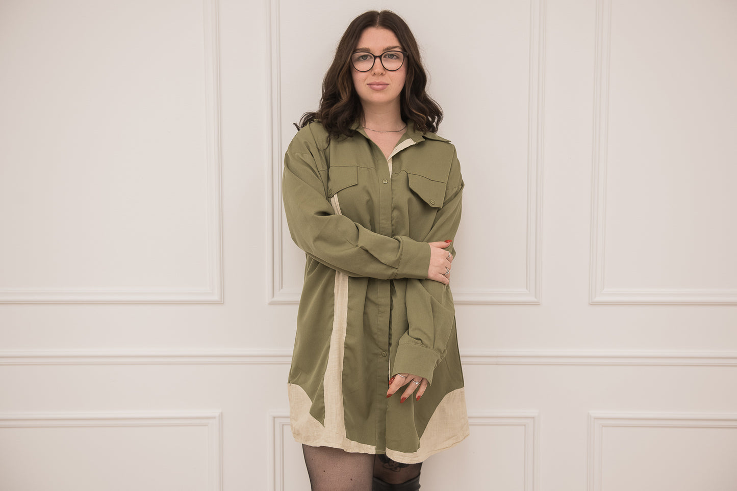 Robe chemise espresso