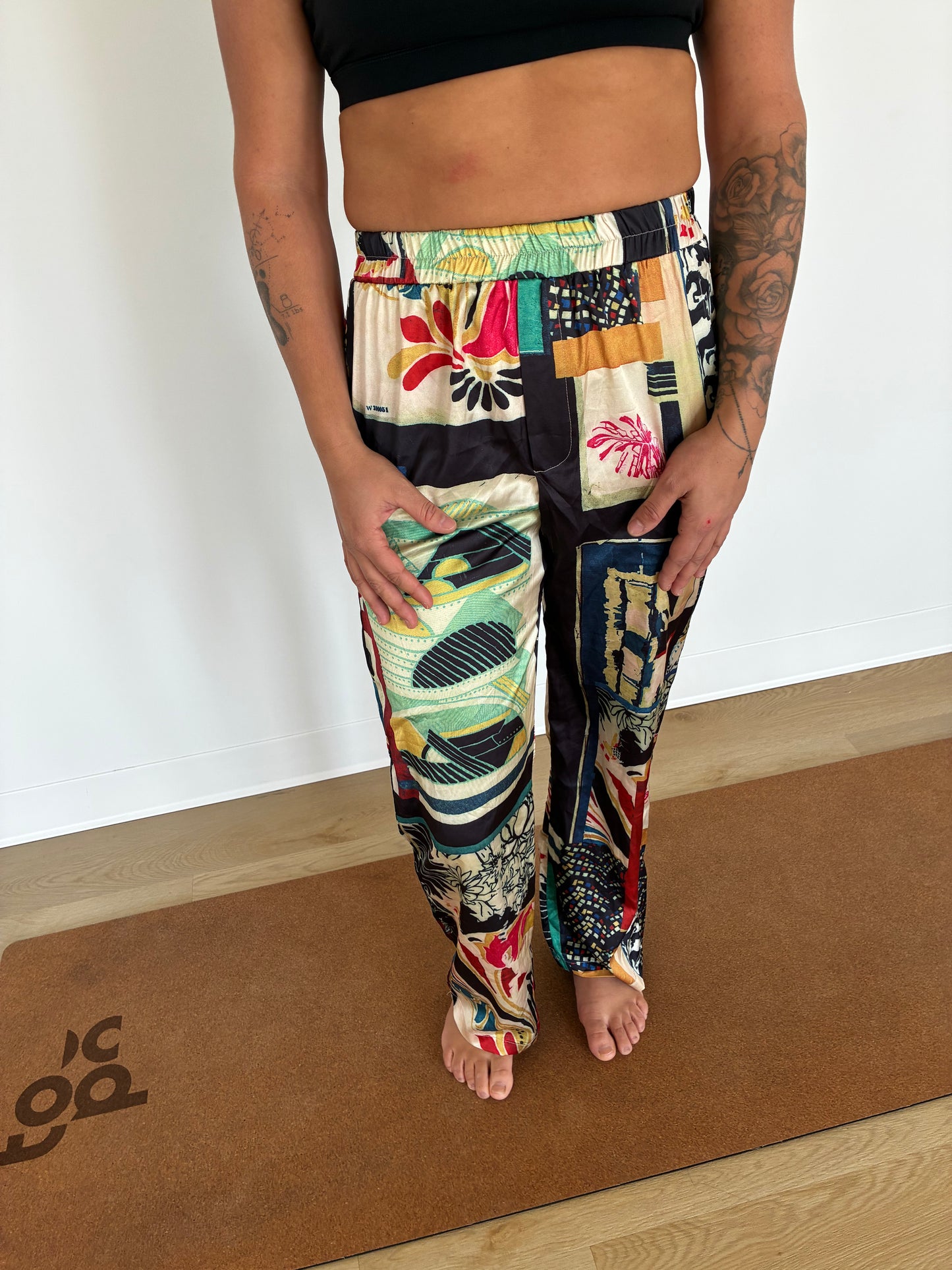 Pantalon satin medium