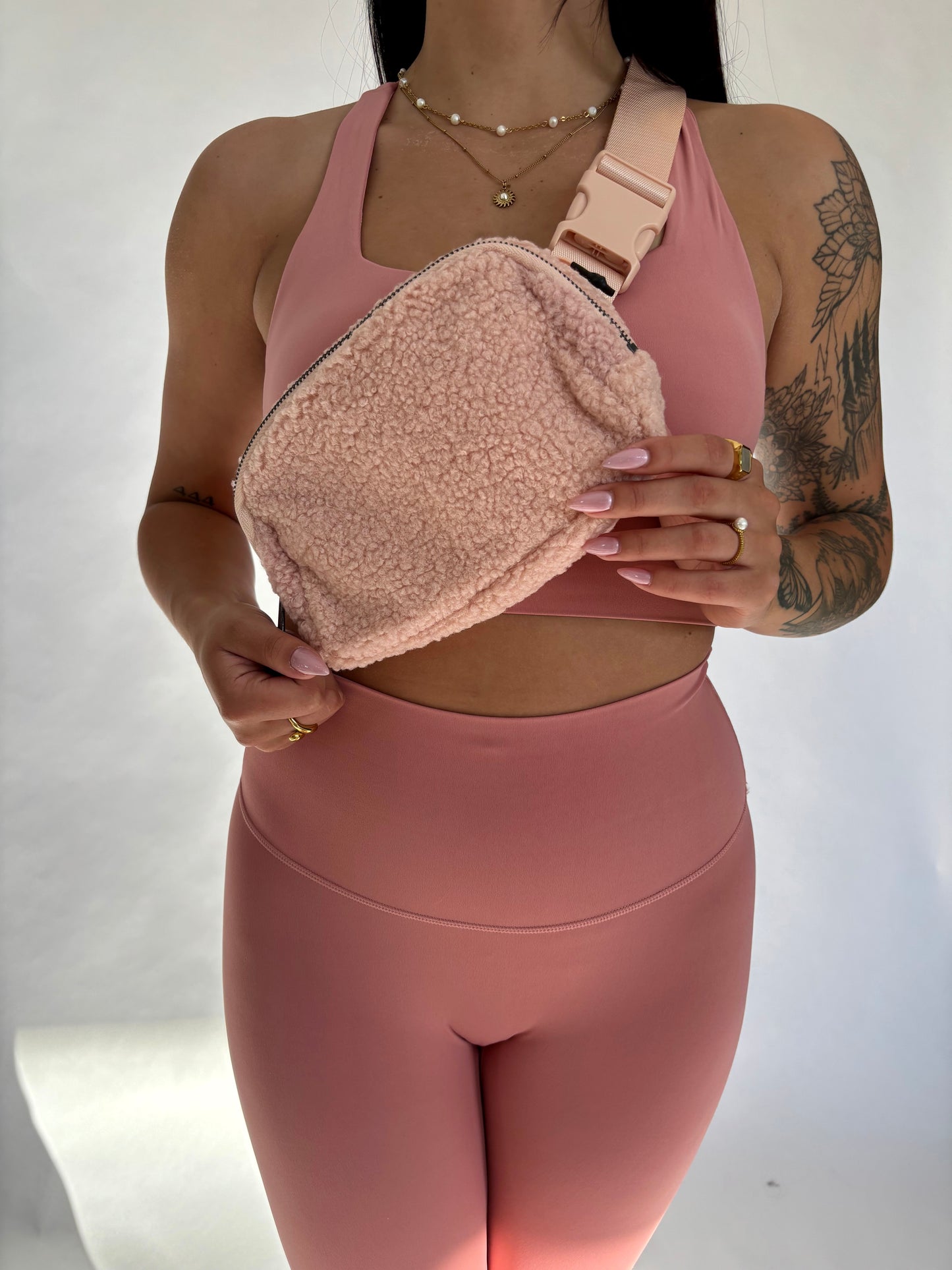 Sherpa bag blush