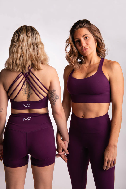 Soutien-gorge de sport BELLIX Prune