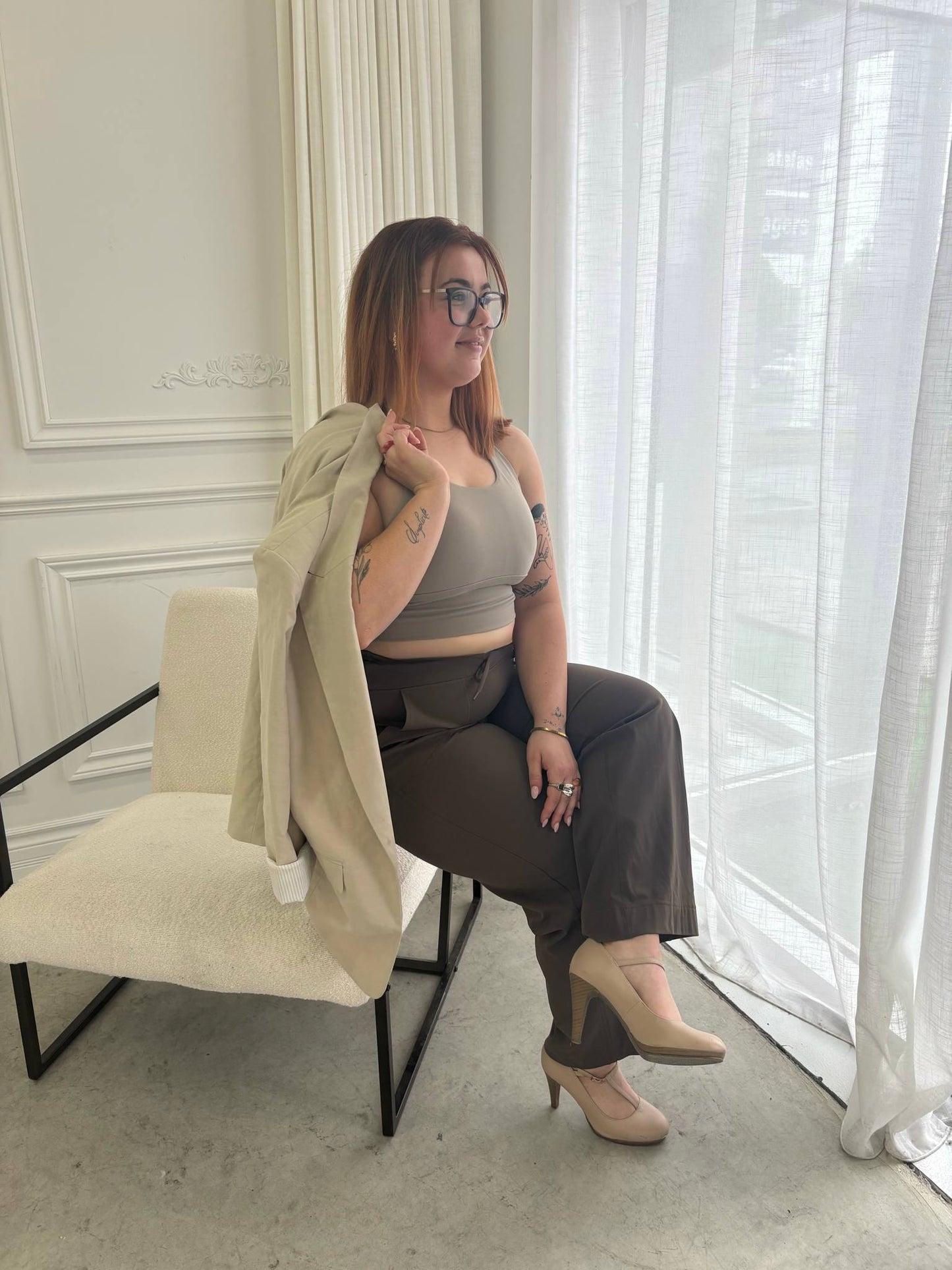 Pantalon COZY Brun