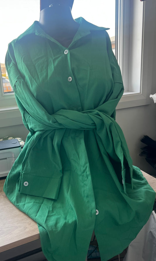 Chemise verte médium