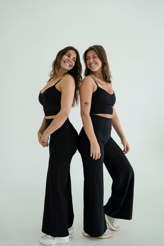 Legging évasé côtelé KARINE