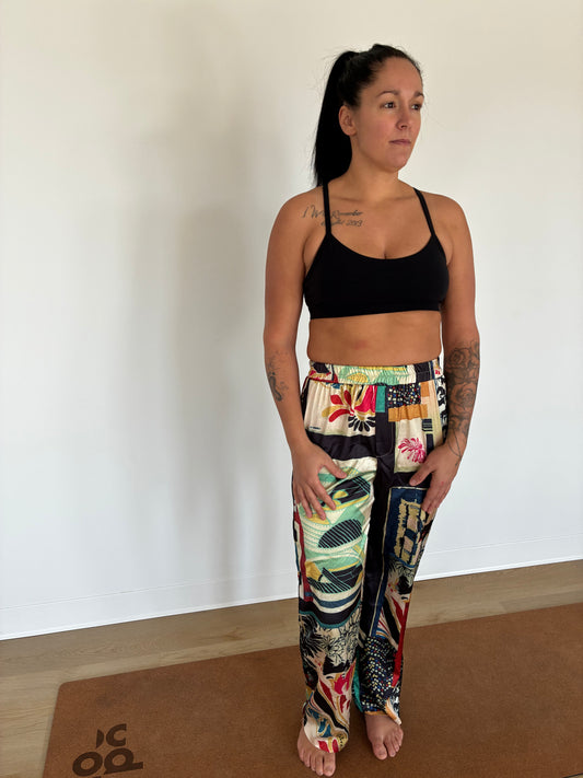 Pantalon satin medium