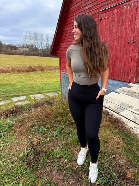 Chandail sport Lovely Olive